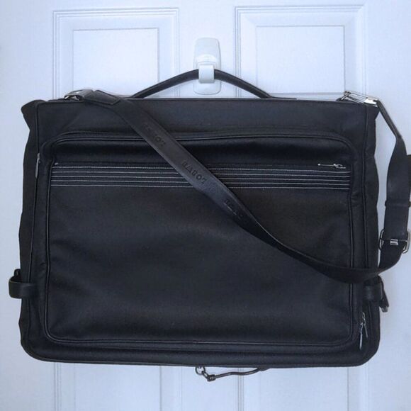 Loewe leather/coated canvas garment travel bag EUC - Picture 1 of 12